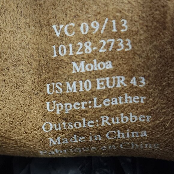 Mens olukai leather shoes size 10 main image 6